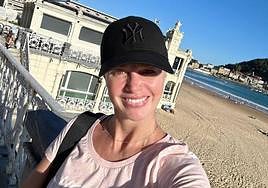 Genoveva Casanova, en San Sebastián.