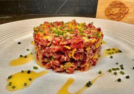 Receta de tartar de salchichón de vaca