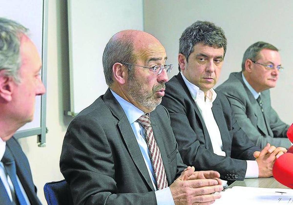 El presidente de la Federación de EPSV de Euskadi, Ignacio J. Etxebarria.