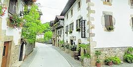 Vista del asador Altxunea, en Ituren, donde hacen felices a sus comensales.