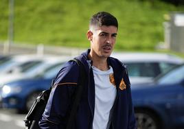 Carlos Fernández inauguró en Mestalla su cuenta goleada en la presente temporada.