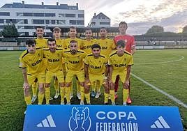 El once titular ayer del Real Unión