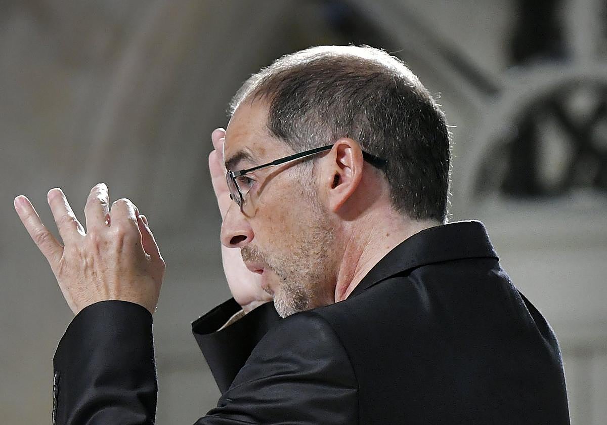 Enrique Azurza, director de la Coral de Bilbao.