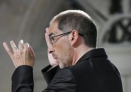 Enrique Azurza, director de la Coral de Bilbao.