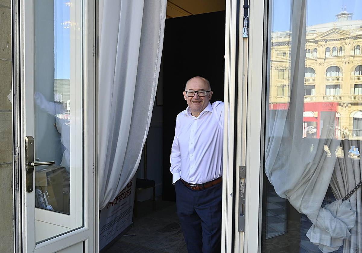 José Luis Rebordinos, ayer en el Hotel María Cristina.