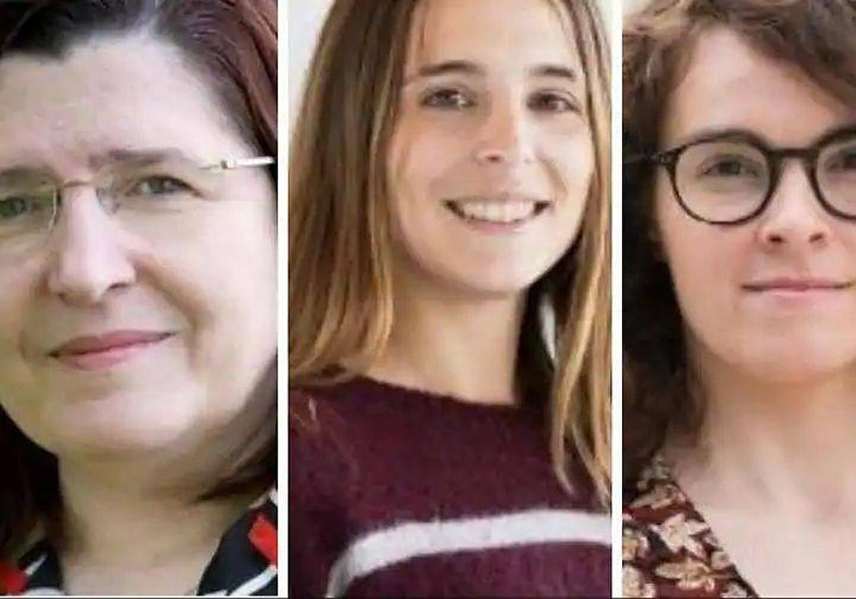 Las galardonadas, Alicia Alonso, Ainhoa Magrach y Sara Barja