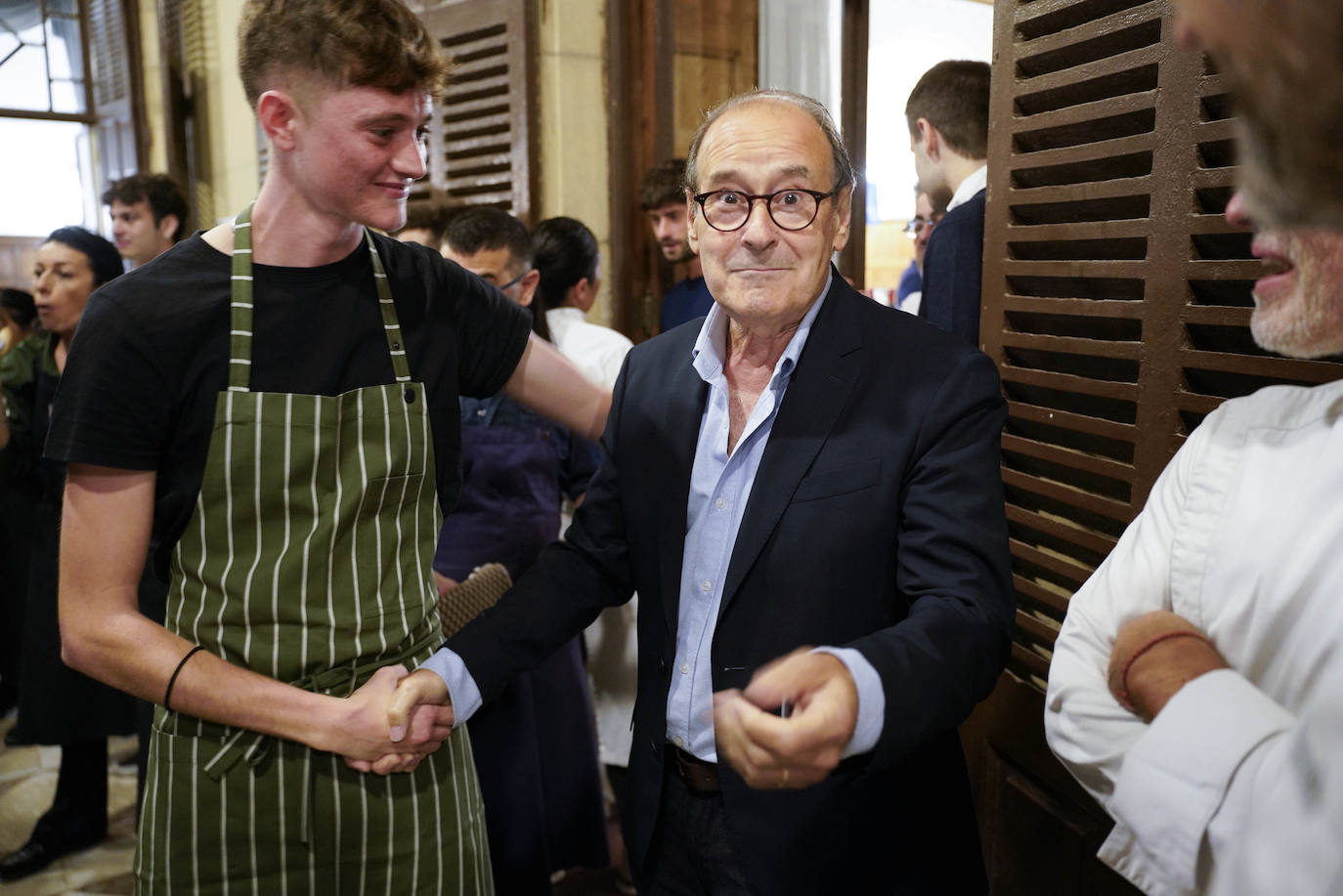 Homenaje a la familia Arbelaitz en el banquete de Miramar