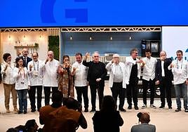 Brindis por la apertura de San Sebastian Gastronomika