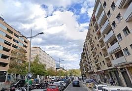 Pelea multitudinaria en el barrio donostiarra de Egia