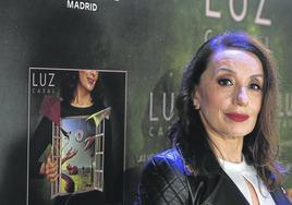 La cantante Luz Casal durante la presentación de su último disco, 'Las ventanas de mi alma'.