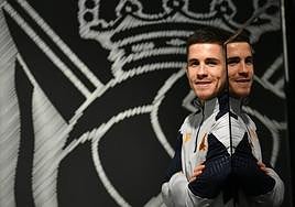 Igor Zubeldia posa para esta entrevista en las instalaciones de Zubieta.