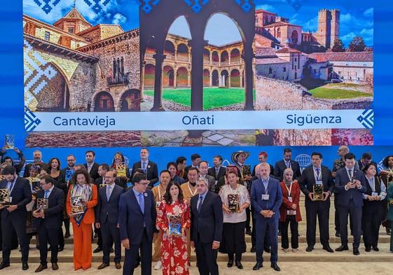 Asamblea celebrada en Samarcanda, Uzbekistán, donde ha sido premiada Oñati.