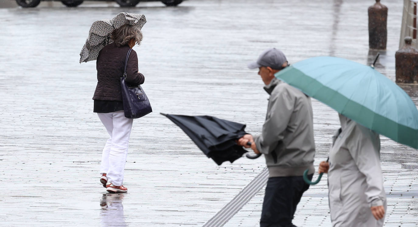 La borrasca llega a Gipuzkoa