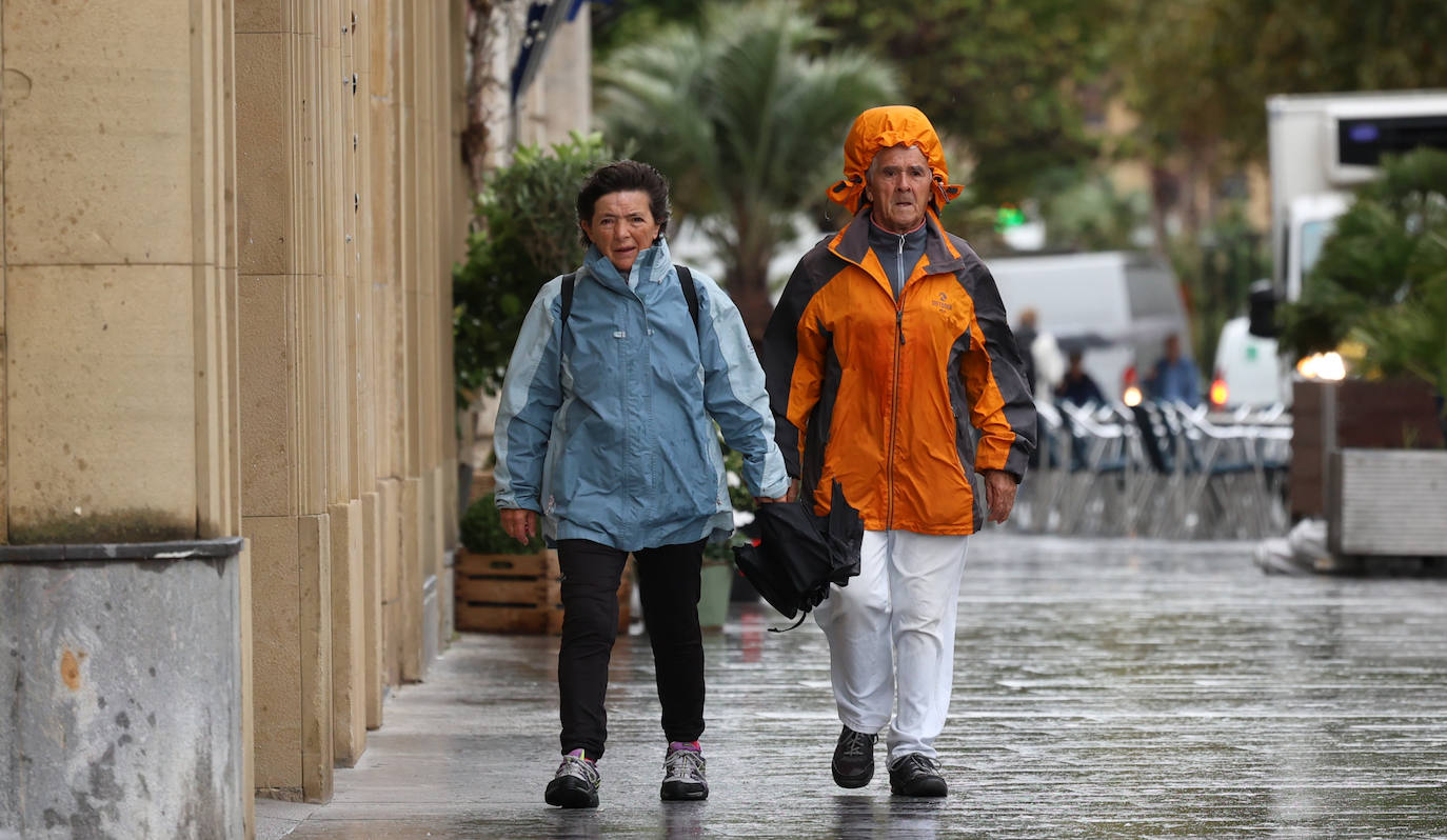 La borrasca llega a Gipuzkoa