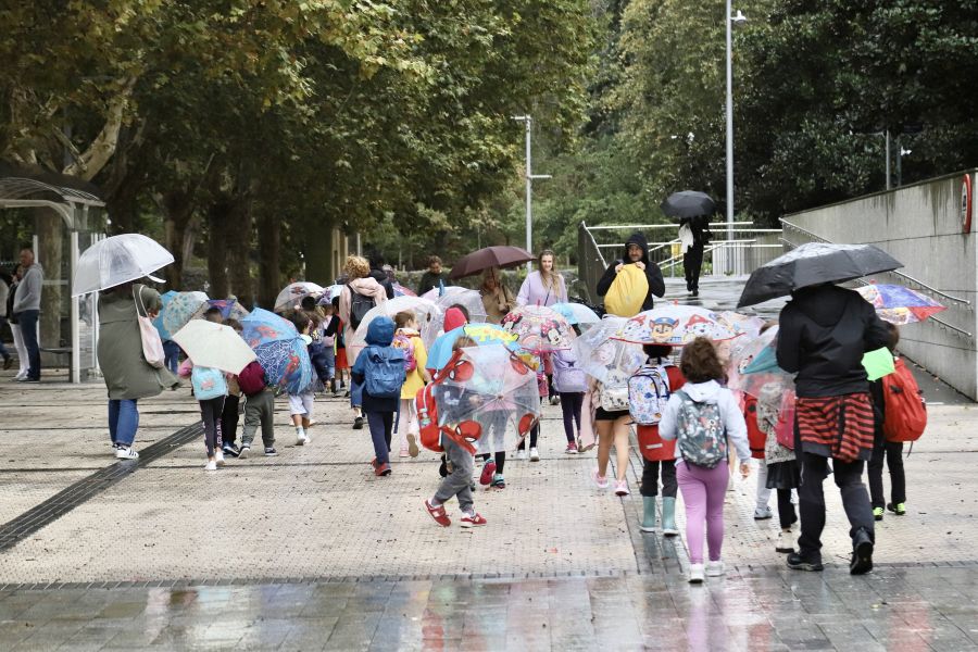 La borrasca llega a Gipuzkoa