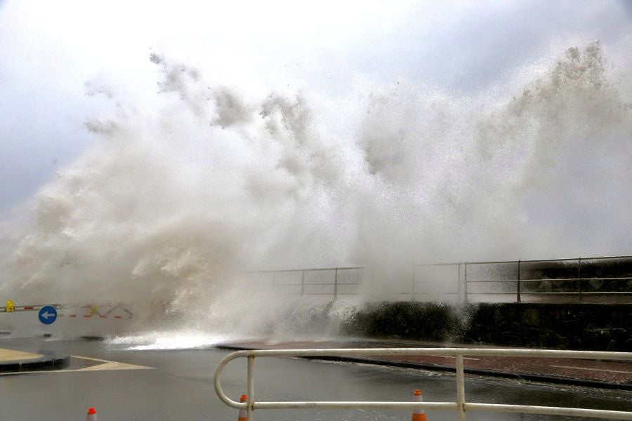 La borrasca llega a Gipuzkoa