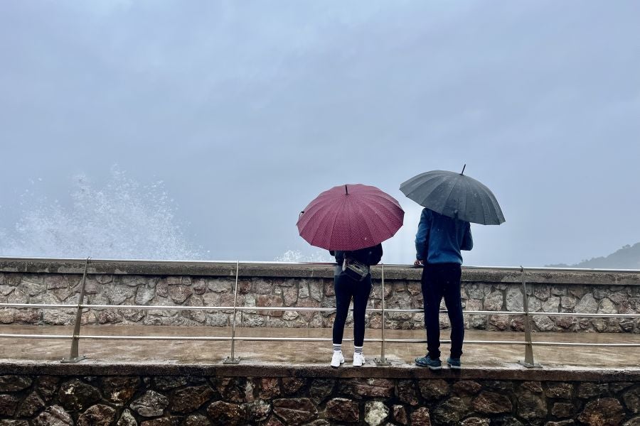 La borrasca llega a Gipuzkoa