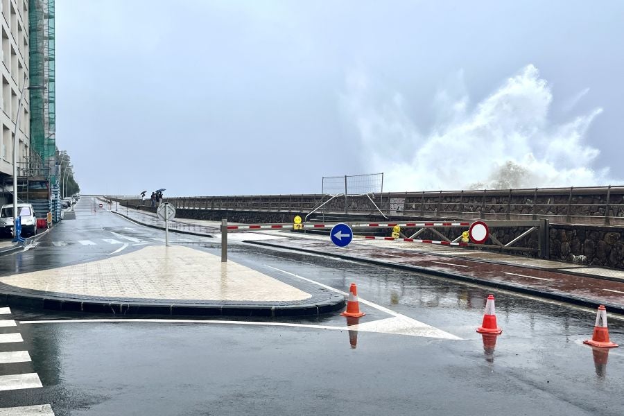La borrasca llega a Gipuzkoa