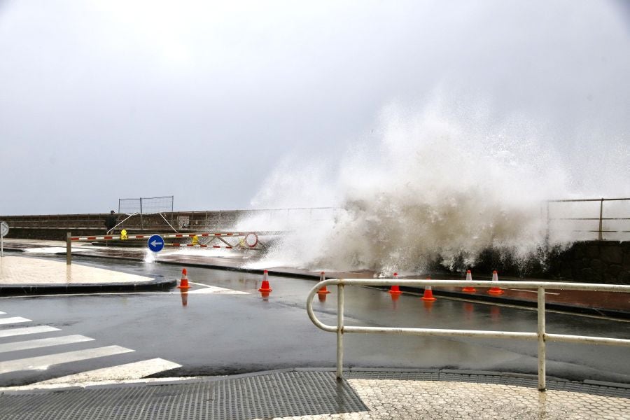 La borrasca llega a Gipuzkoa