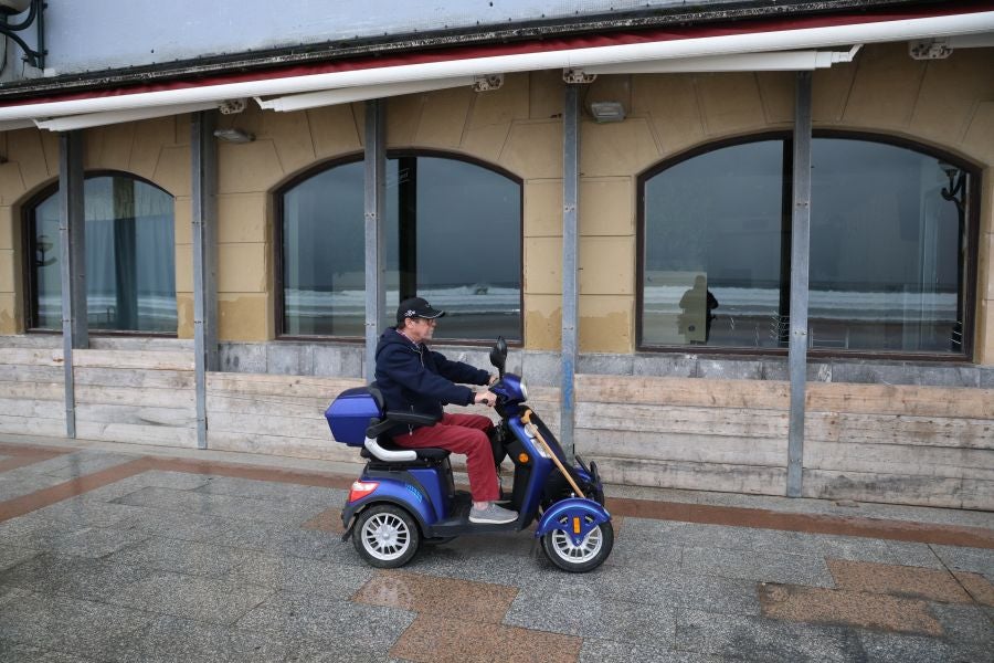 La borrasca llega a Gipuzkoa