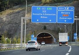 Cierre de la AP-1 en Bergara la madrugada del lunes