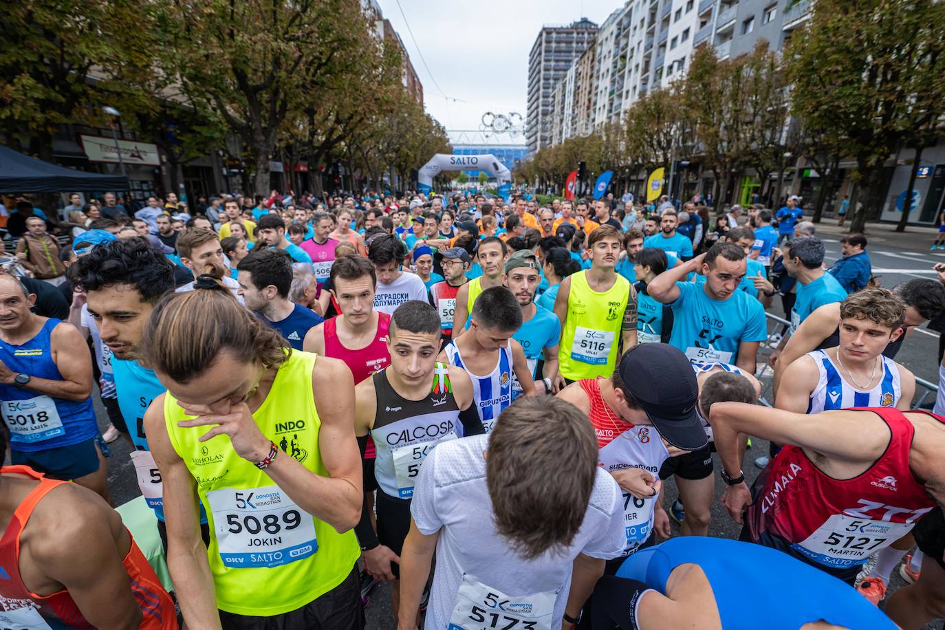 Gran ambiente en la salida de la 15k