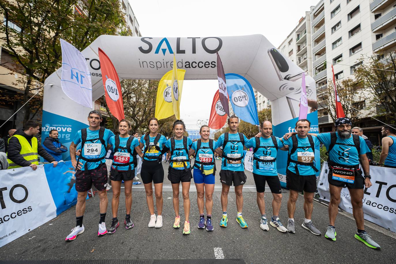 Gran ambiente en la salida de la 15k