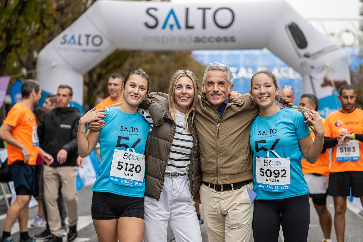 Gran ambiente en la salida de la 15k