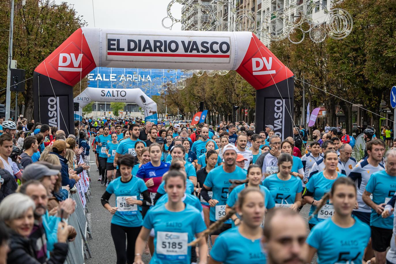 Gran ambiente en la salida de la 15k