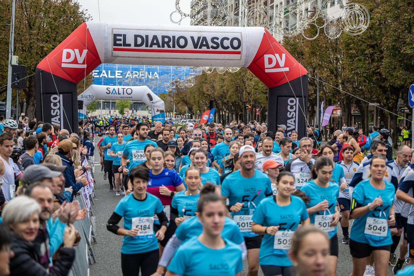 Gran ambiente en la salida de la 15k