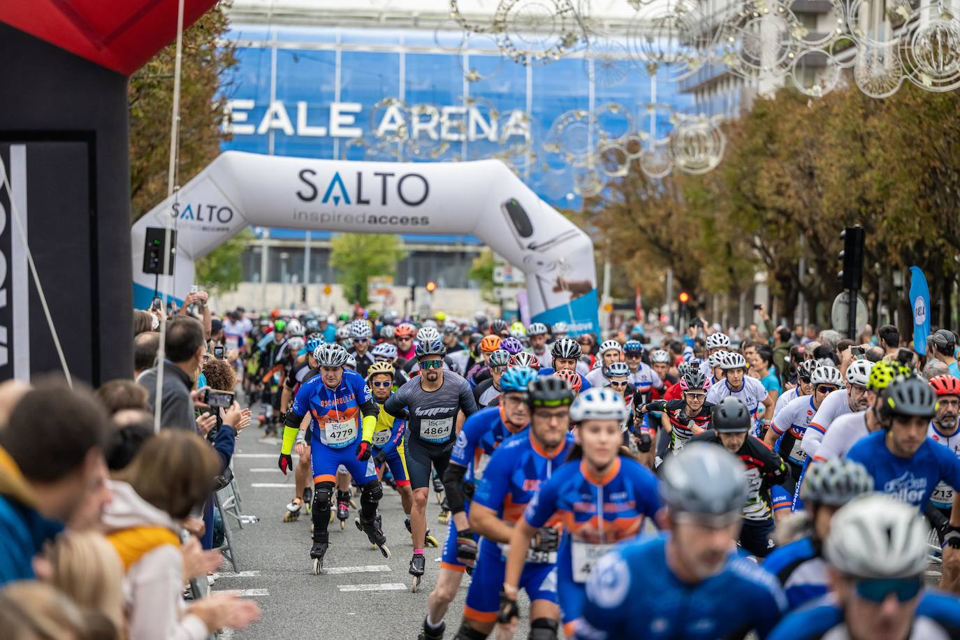 Gran ambiente en la salida de la 15k