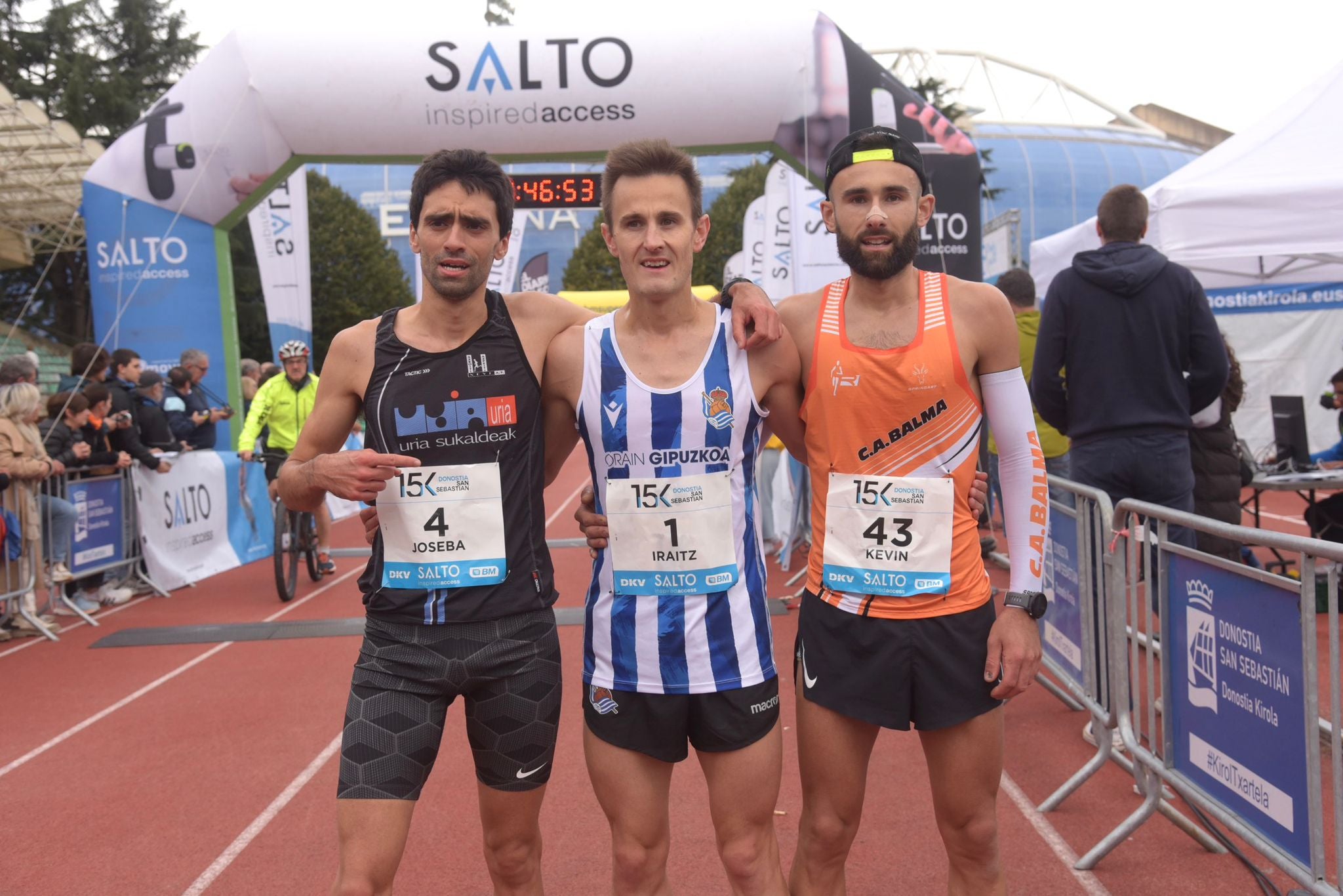 Los ganadores de la Clásica Salto de Donostia