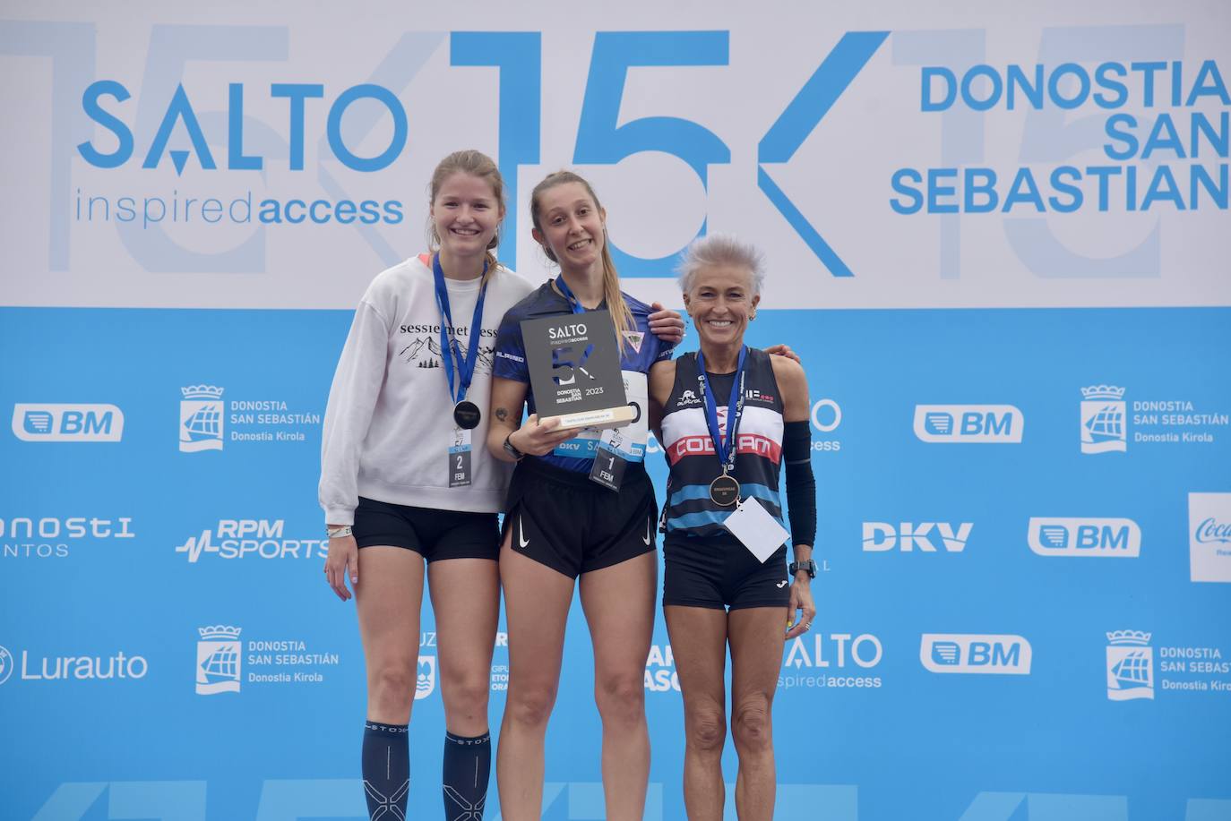 Los ganadores de la Clásica Salto de Donostia