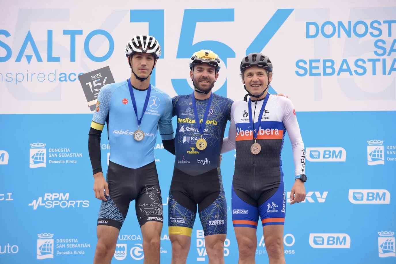 Los ganadores de la Clásica Salto de Donostia