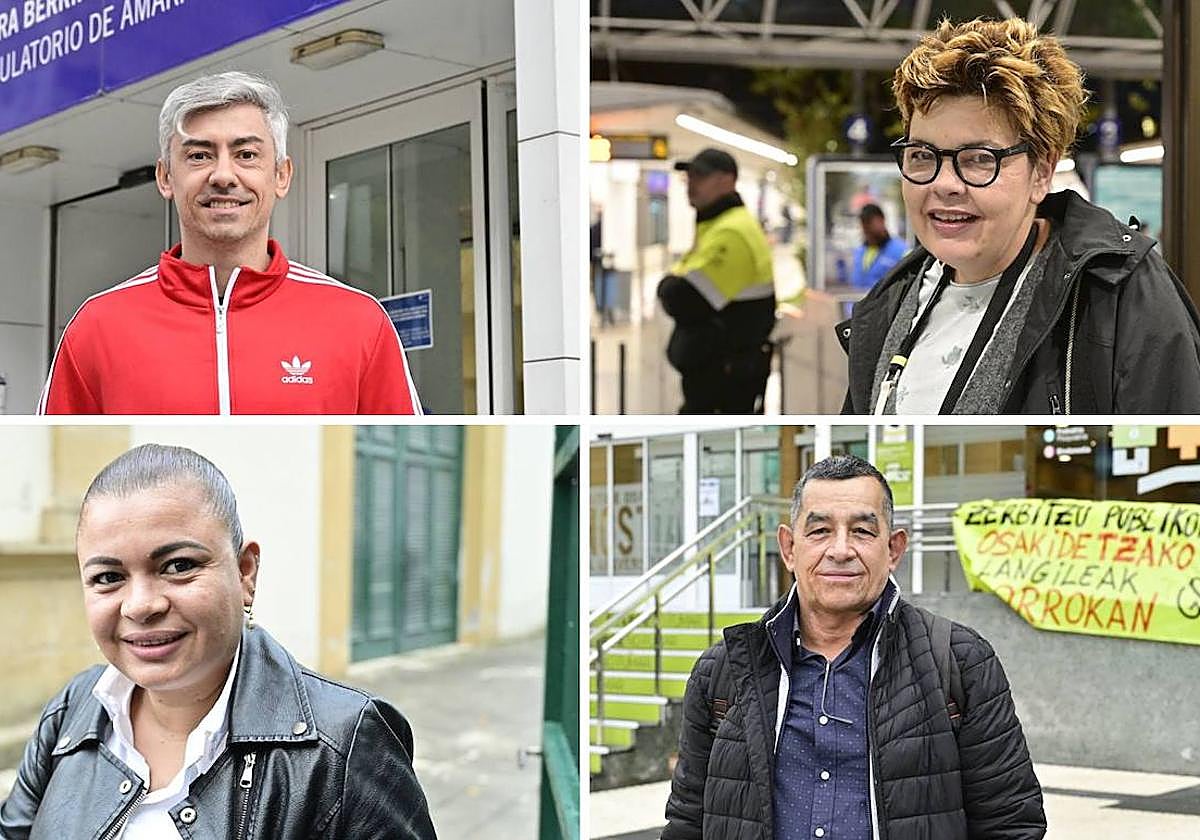 Gelo Joga, Laura Arresti, Alejandra Tello y Luis Quintero afectados por la huelga.