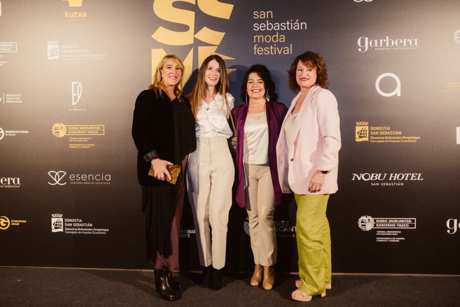 Photocall del desfile de Kutxa Fundazioa Moda