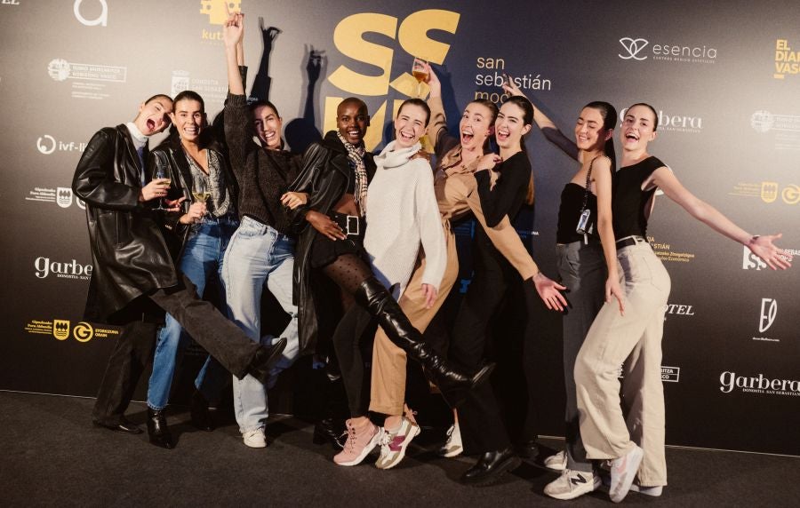 Photocall del desfile de Isabel Sanchis