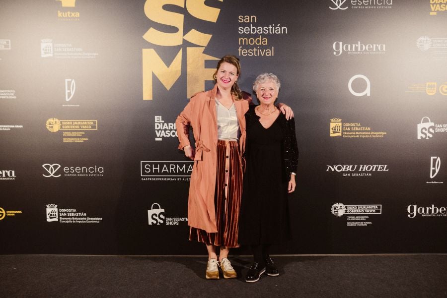 Photocall del desfile de Isabel Sanchis