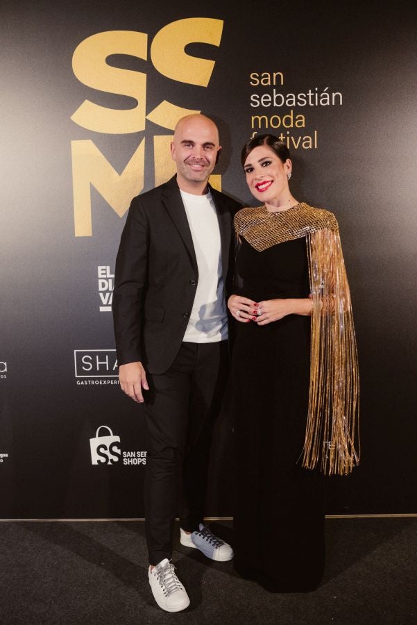 Photocall del desfile de Isabel Sanchis