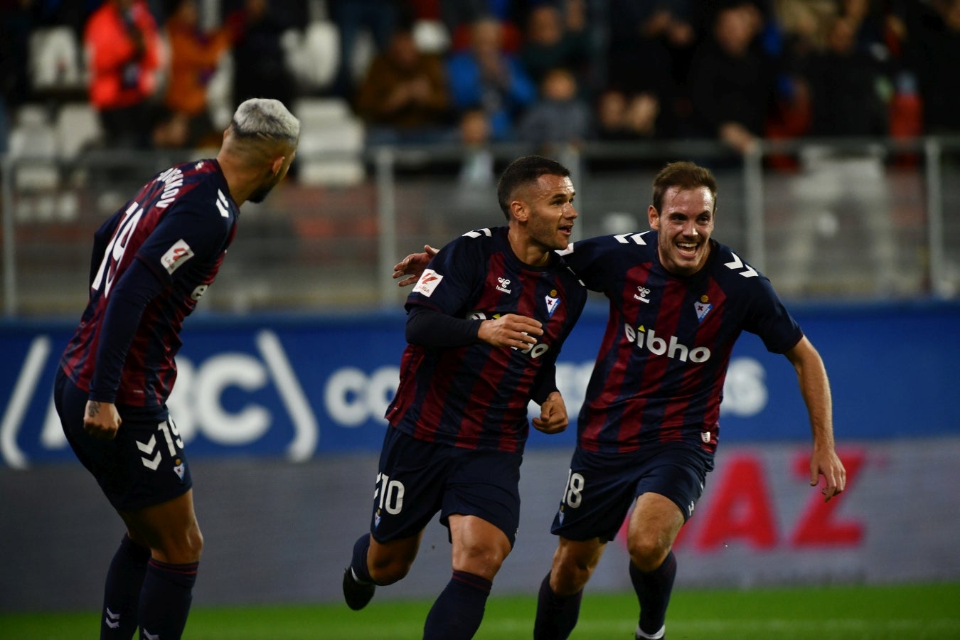 Las mejores imágenes de la &#039;manita&#039; del Eibar al Valladolid