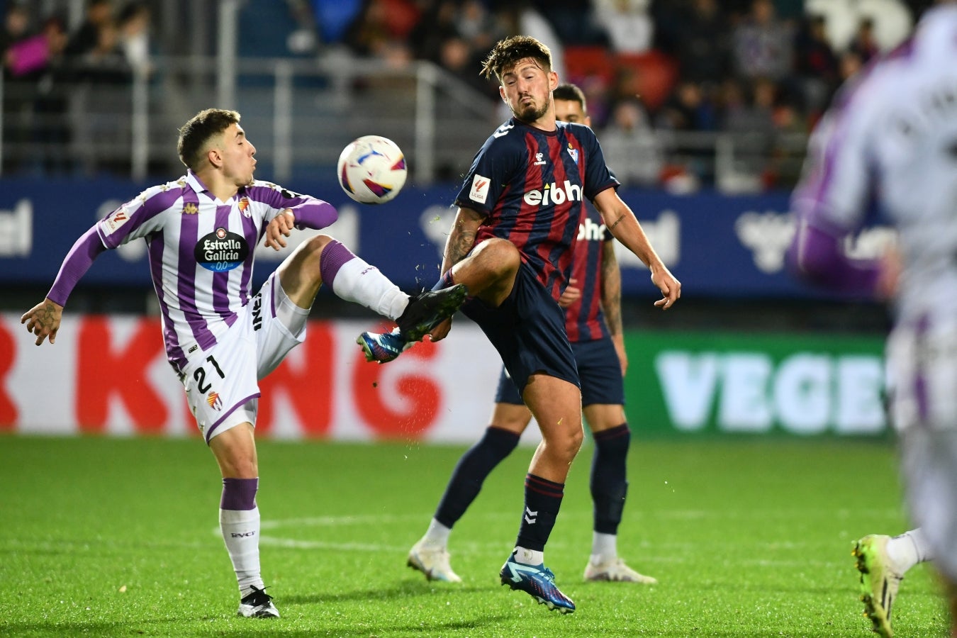 Las mejores imágenes de la &#039;manita&#039; del Eibar al Valladolid