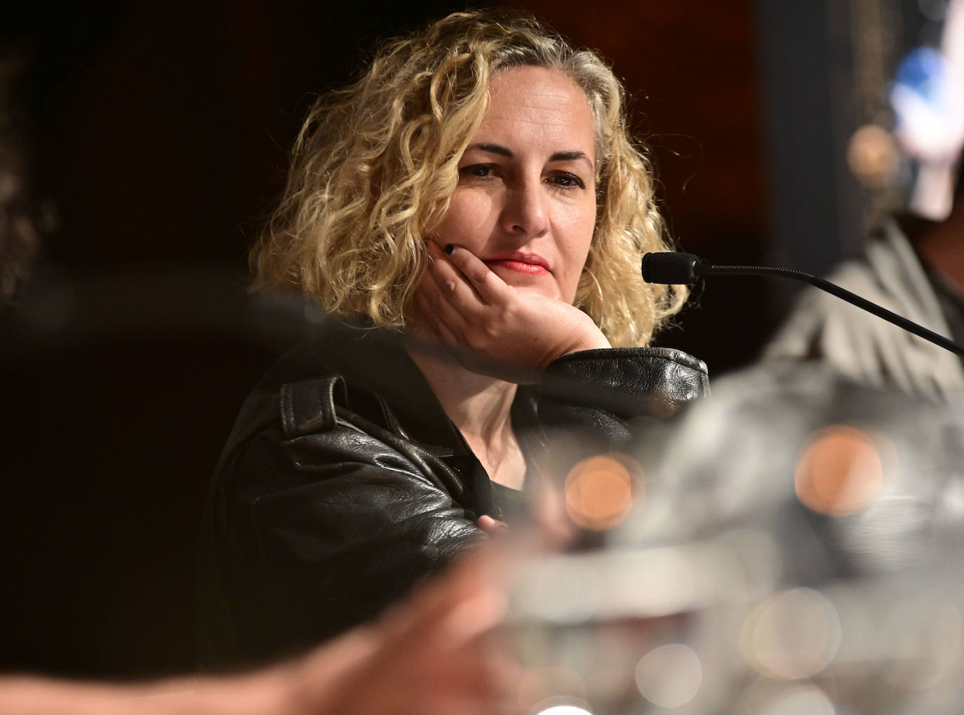 La directora Carlota Pereda durante la presentación en la sala Club.