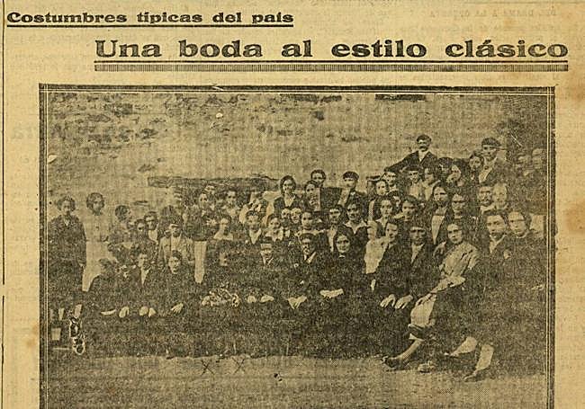 Fotonoticia publicada el 1 de noviembre de 1923 en 'La Voz de Guipúzcoa'.