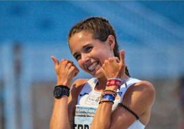 La joven Marta Serrano es una de las fondistas más prometedorasde España.