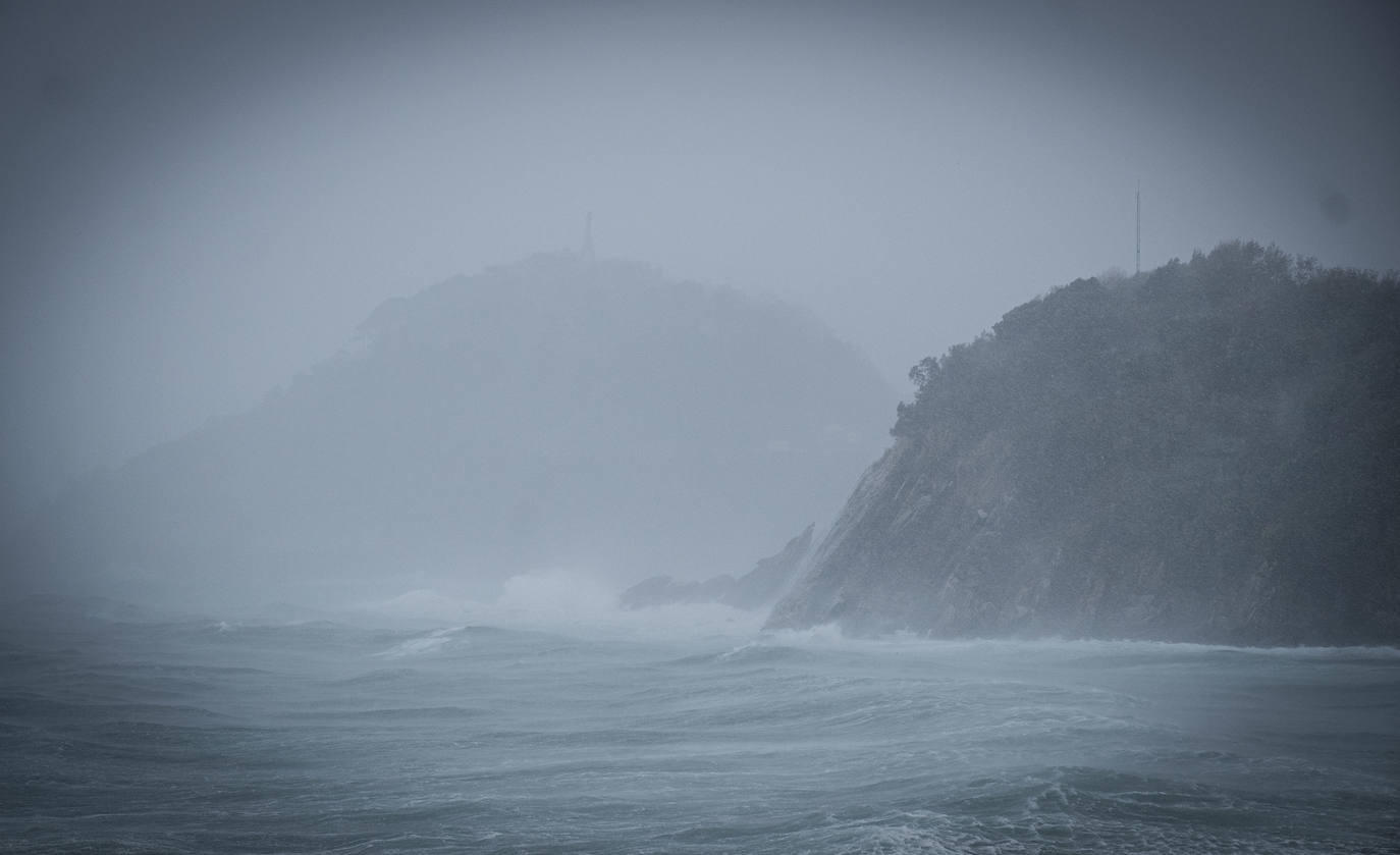 La huella de la borrasca Ciarán en Gipuzkoa