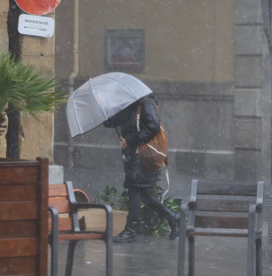 La huella de la borrasca Ciarán en Gipuzkoa