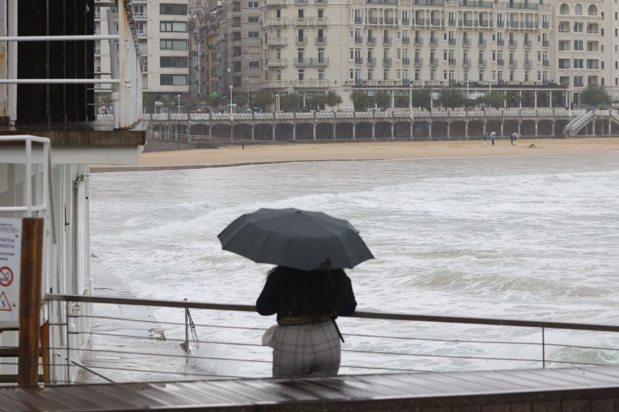 La huella de la borrasca Ciarán en Gipuzkoa