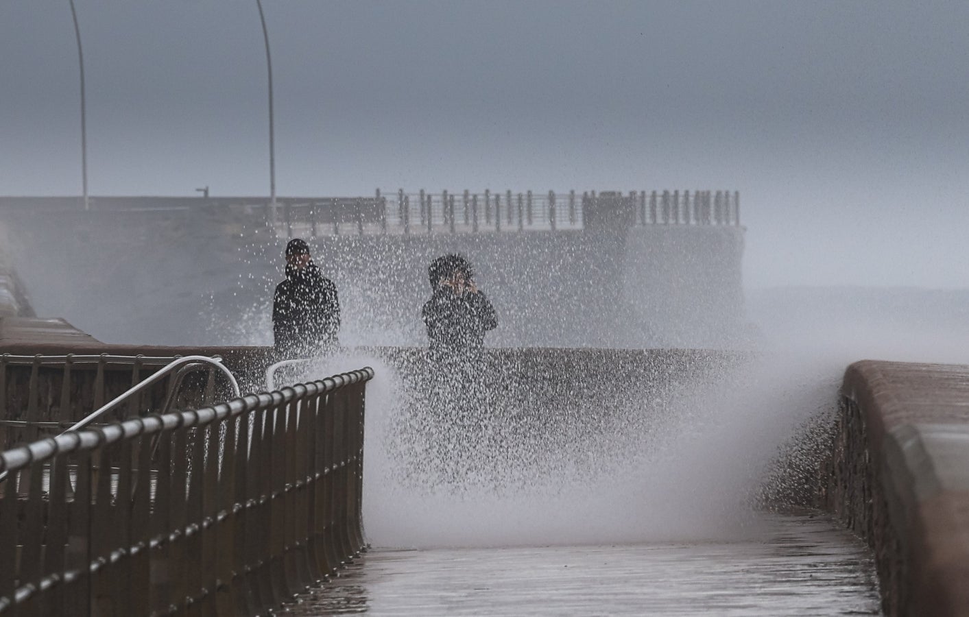 La huella de la borrasca Ciarán en Gipuzkoa