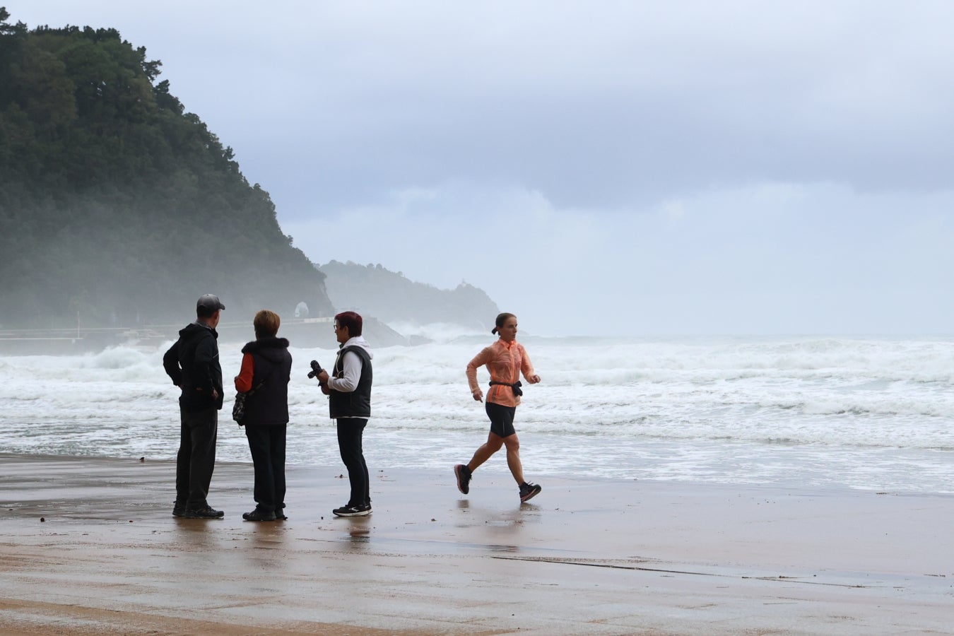 La huella de la borrasca Ciarán en Gipuzkoa