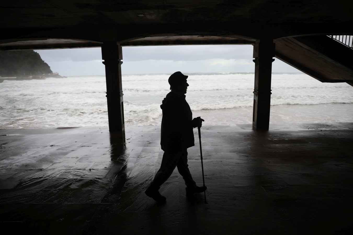 La huella de la borrasca Ciarán en Gipuzkoa